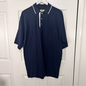 cutter & buck Navy Blue Polo Shirt